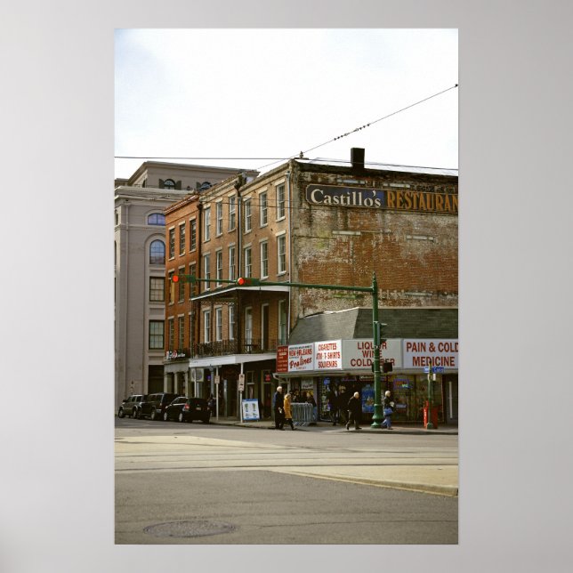 Nova Orleans, Quarto Francês, Street View Poster (Frente)