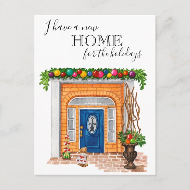 Nova Porta da Casa Natalício Anúncio de Mudança de (Frente)