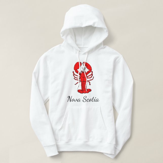 Nova Scotia Hoodie Suéter de lagosta (Frente do Design)