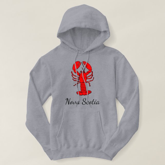 Nova Scotia Hoodie Suéter de lagosta (Frente do Design)