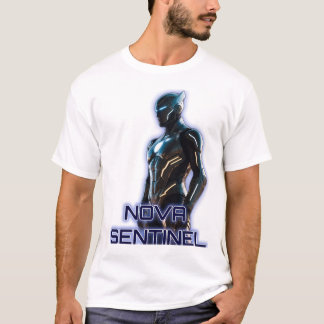 Nova Sentinel: Camiseta Herói Futurística