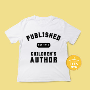 Nova T-shirt personalizada do autor publicado