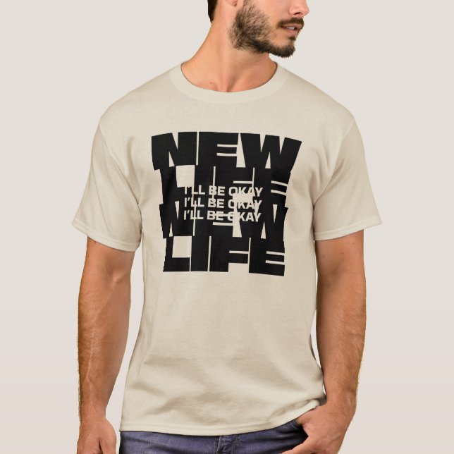 Nova vida - Eu ficarei bem | T-shirt casual (Frente)