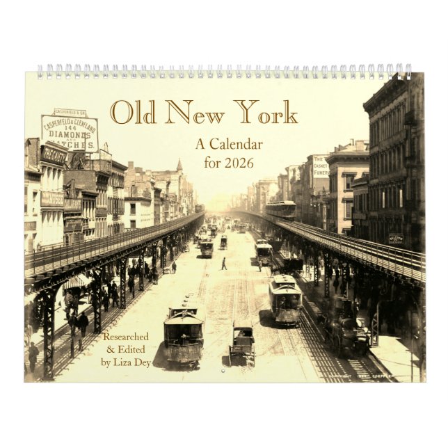 Nova York Antiga, Um Calendário de 2026 (Capa)