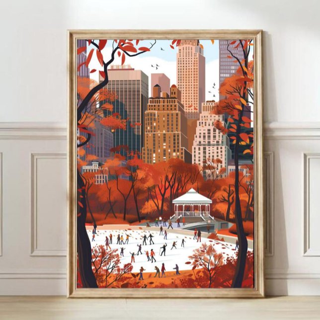 Nova York Ilustração Central Park Impressão Nova Y (Criador carregado)