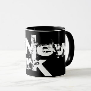 Nova York - Legal caneca de estilo preto e branco