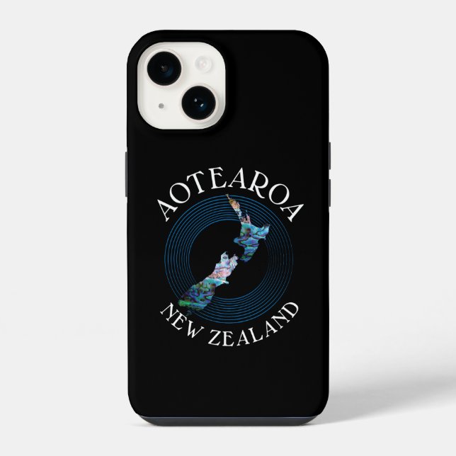 NOVA ZEALAND MAP PAUA (Verso)