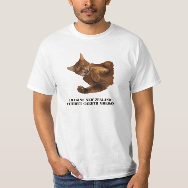 Nova Zelândia sem o t-shirt de Gareth Morgan (Frente)