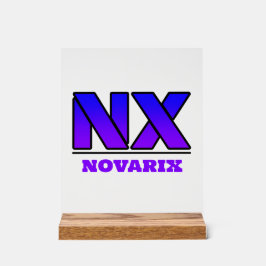 Novarix Acrylschild Logo