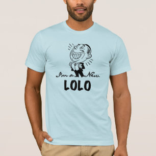 Novas camisetas e presentes do Lolo sorridentes