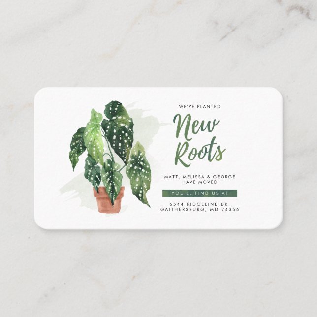 Novas Raízes Mudámos o Anúncio de Movimentação de  (Frente)