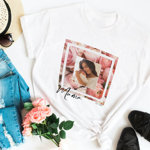 Novas Rosas Rosa-Mãe Fotografias T-Shirts