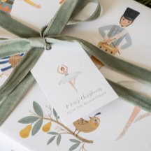 Nove Mulheres Dançando Etiquetas de Presente - Per