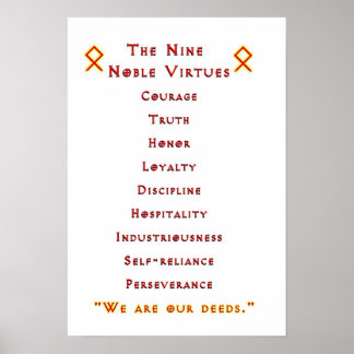 Nove Noble Virtude Poster