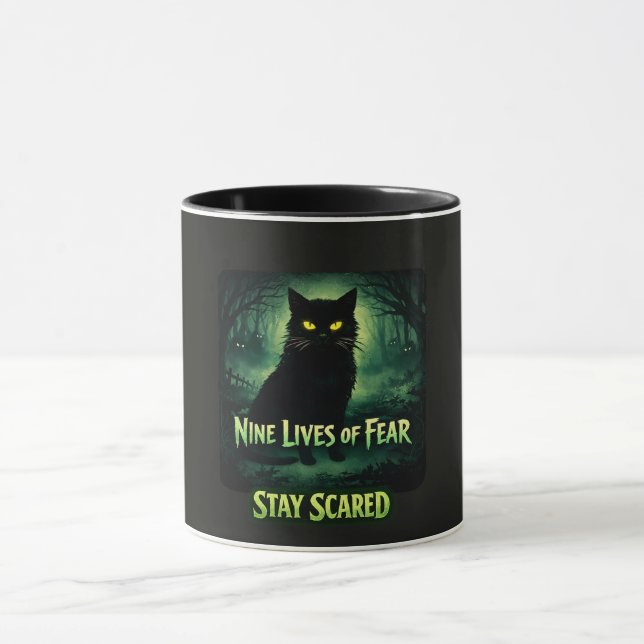 Nove Vidas de Medo – Caneca de Gato Preto (Centro)