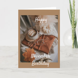 NOVEMBRO * CARTÃO DE DAUGTHER DE ANIVERSÁRIO