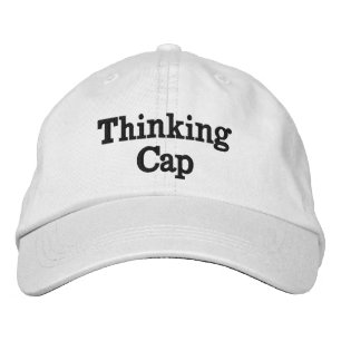 Novidade engraçada BONÉ de PENSAMENTO bordado do