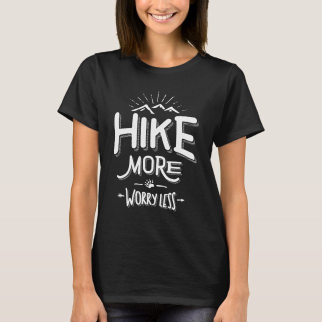 Novidade Engraçada Caminhando Camisa Mais Preocupa (Frente)