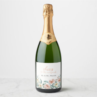 Novidades-design do rótulo do vinho floral, cor-de