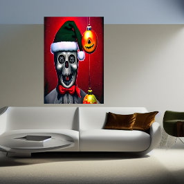 Novo ajudante do Papai Noel | AI Art Poster