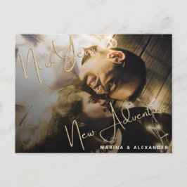 Novo Ano de Convite para Festa de noivado de Avent