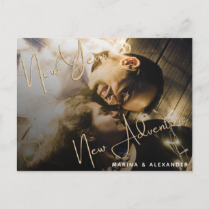 Novo Ano de Convite para Festa de noivado de Avent