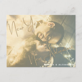 Novo Ano de Convite para Festa de noivado de Avent