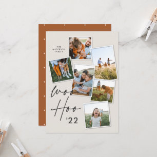 Novo ano de fama de ferrugem multi-foto moderna