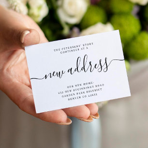 Novo anúncio de movimentação de script de endereço