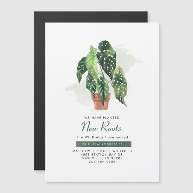 Novo Anúncio de Mudança de Endereço (Frente/Verso)