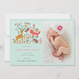 Novo Anúncio de Nascimento de Animais da Floresta