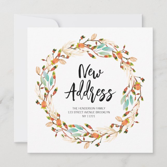 Novo anúncio de queda de endereço (Frente)