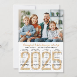 Novo Calendário 2025 Uma Foto