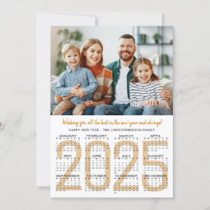 Novo Calendário 2025 Uma Foto