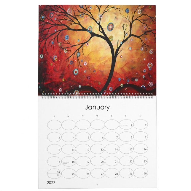 NOVO Calendário do Círculo de Vida do MADART 2015  (Jan 2027)