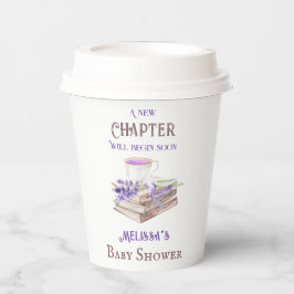 Novo Capítulo Começa Chá de Bebê de Lavanda Brunch