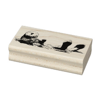 Novo Carimbo De Borracha Montado Flutuante