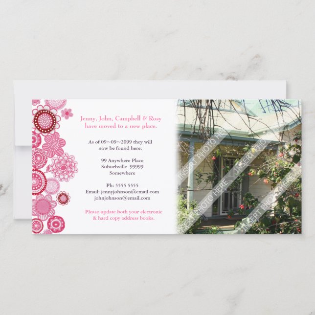 Novo Cartão com fotos de Atualização de Endereço R (Frente)