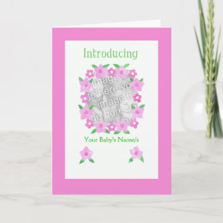 Novo Cartão com fotos de lançamento da Baby Girl