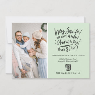 Novo Cartão com fotos Feriado de Chimney