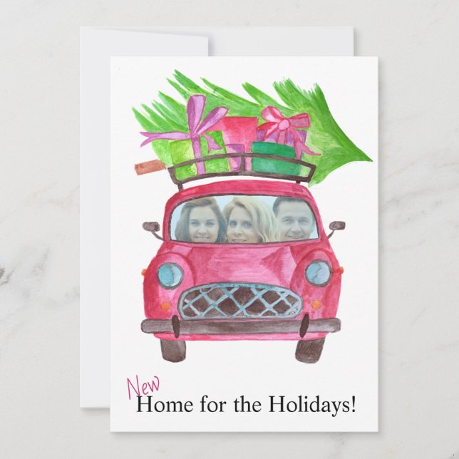 Novo cartão com fotos personalizável Home (Frente)