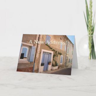Novo Cartão de Anúncio de Endereço