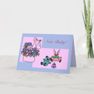 Novo Cartão de Anúncio para Bebê