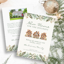 Novo Cartão de Feriado de Fotografia Doméstico