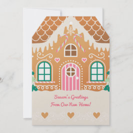 Novo Cartão de Natal Para Gingerpão Doméstico