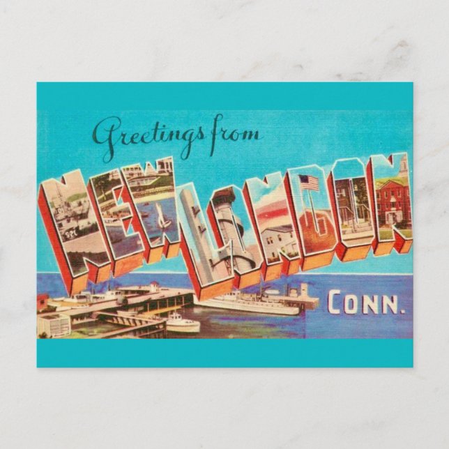 Novo cartão postal de Londres Conn (Frente)