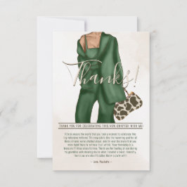 Novo Cartões de agradecimentos de Chá de Trabalho