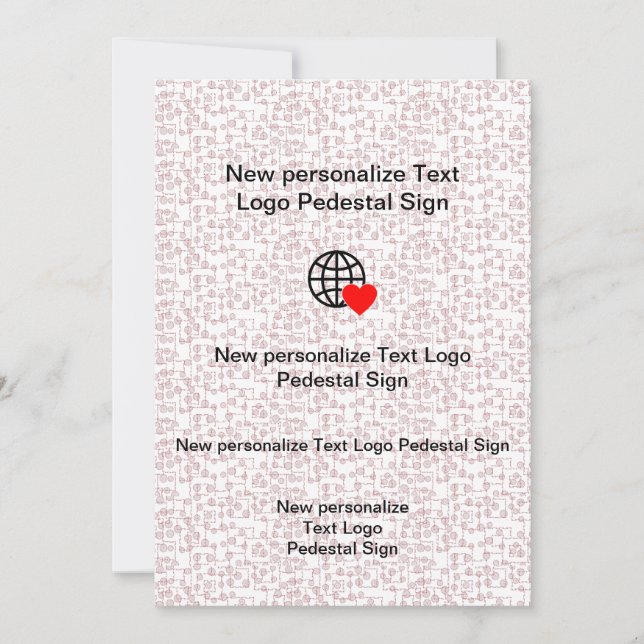 Novo Convite de Apartamento Personalize o seu próp (Frente)