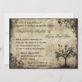 Novo Convite para Casamentos vintage de Vida