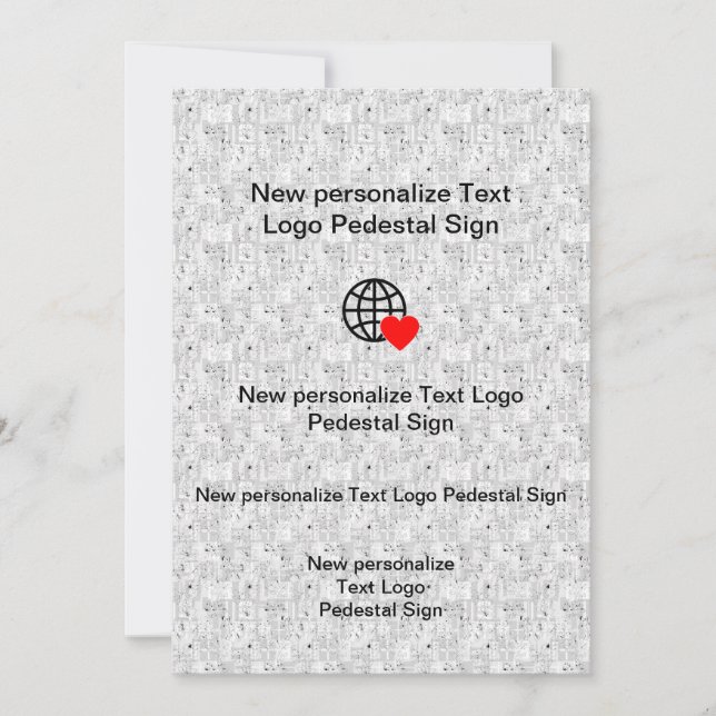 Novo Convite Plano Personalize o seu próprio (Frente)